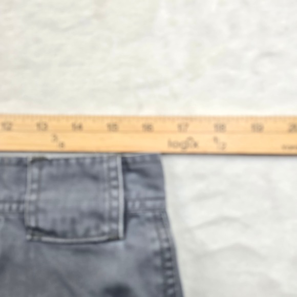 Cabelas Cargo Shorts Mens 34 Gray Cotton Canvas Chino Outdoor Work - Picture 6 of 8